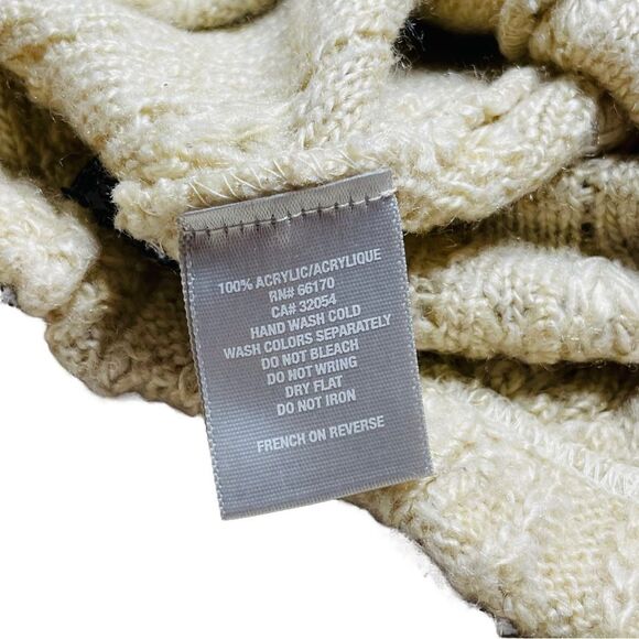 Urban Outfitters Sparkle & Fade Cream Metallic Sweater High Waist Shorts - Large - Picture 7 of 12